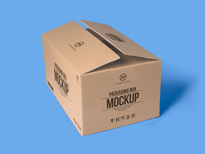 纸箱纸盒包装盒样机快递箱