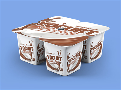 酸奶盒酸奶组合包装样机