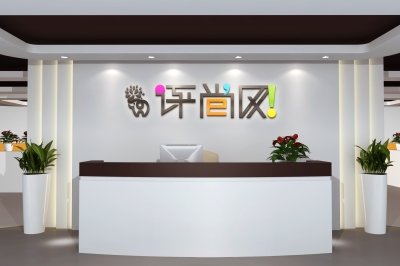 前台公司企业门牌背景墙logo墙办公室会议室logo场景样机