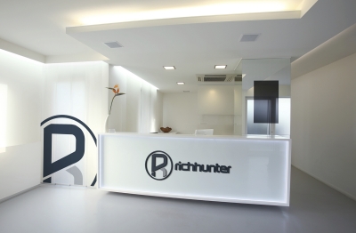 前台公司企业门牌背景墙logo墙办公室会议室logo场景样机