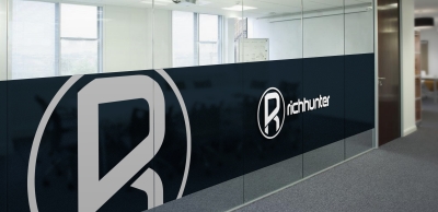 前台公司企业门牌背景墙logo墙办公室会议室logo场景样机