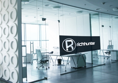 前台公司企业门牌背景墙logo墙办公室会议室logo场景样机