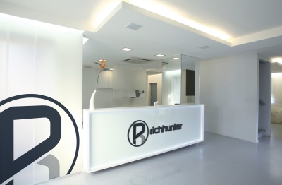 前台公司企业门牌背景墙logo墙办公室会议室logo场景样机