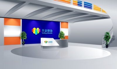 前台公司企业门牌背景墙logo墙办公室会议室logo场景样机