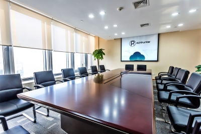 前台公司企业门牌背景墙logo墙办公室会议室logo场景样机