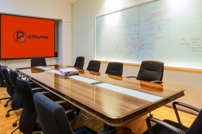 前台公司企业门牌背景墙logo墙办公室会议室logo场景样机