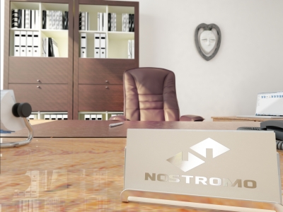 公室会议室logo场景样机桌卡台签