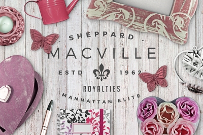 化妆品场景logo样机时尚场景