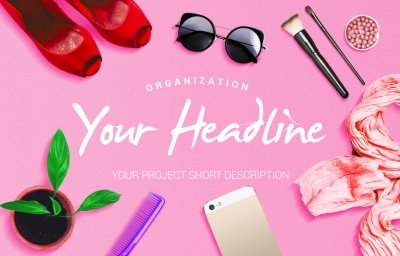 化妆品场景logo样机