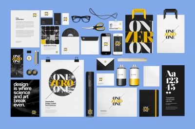 品牌VI样机办公样机纸袋光盘剪刀工作证手机名片徽章毕设毕业设计作品logo展示