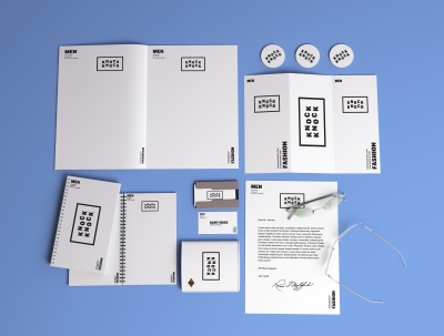 VI样机衣架记事本服饰贴纸