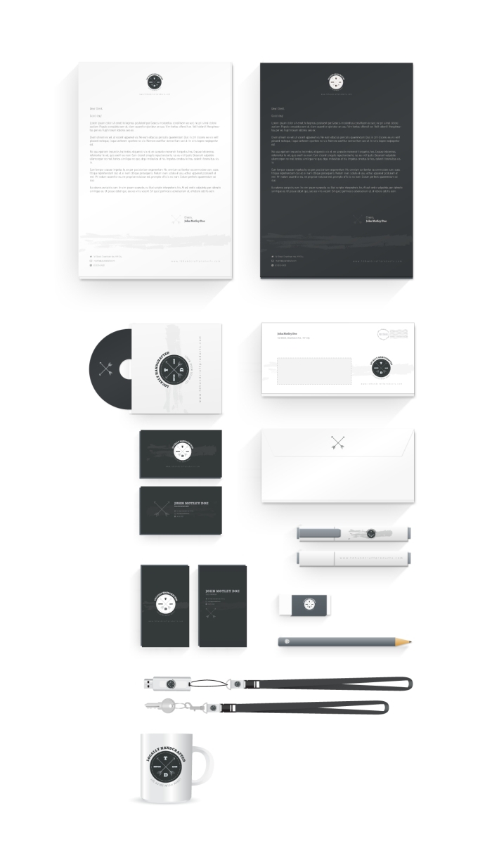 VI样机工作证水杯名片