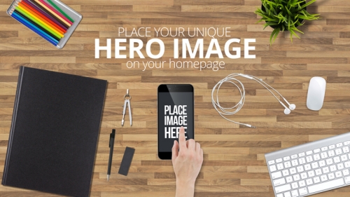 办公场景样机办公背景