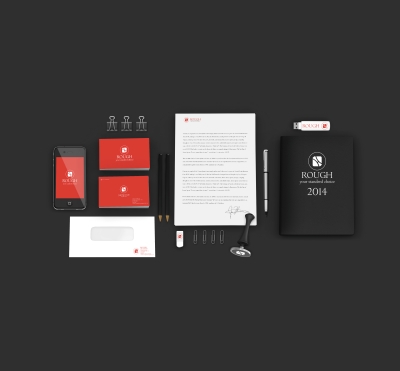 办公场景办公元素VI样机