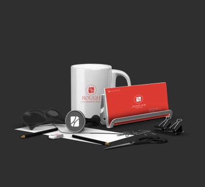 办公场景办公元素VI样机