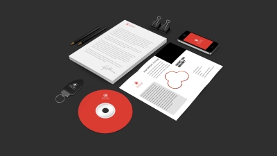 办公场景办公元素VI样机