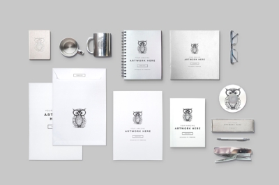 办公样机logo样机办公用品元素