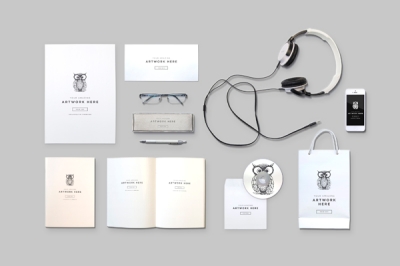 办公样机logo样机办公用品元素