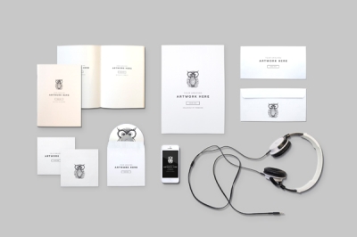 办公样机logo样机办公用品元素