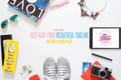 时尚场景配图网页配图