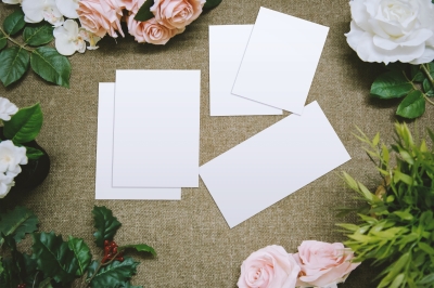 鲜花信纸素材网站氛围图信纸样机