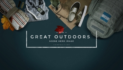 户外装备背景户外用品配图户外元素