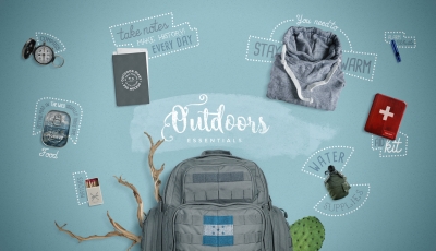 户外装备背景户外用品配图户外元素