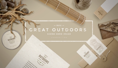 时尚场景信封信纸标签居家元素