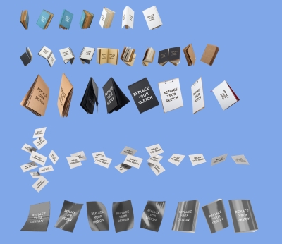 画册记事本名片元素logo样机