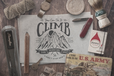 复古场景军刀手表