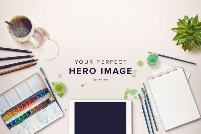 办公场景办公素材时尚配图