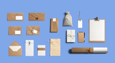 牛皮纸信封卷轴布袋记事本