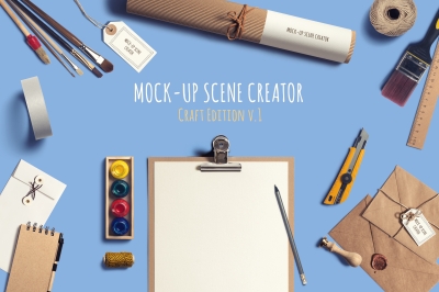 办公素材记事本信封火漆钢笔复古素材复古元素圆规布袋麻绳水彩