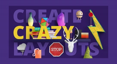 立体场景背景配图素材时尚配图时尚元素