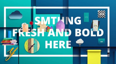 立体场景背景配图素材时尚配图时尚元素