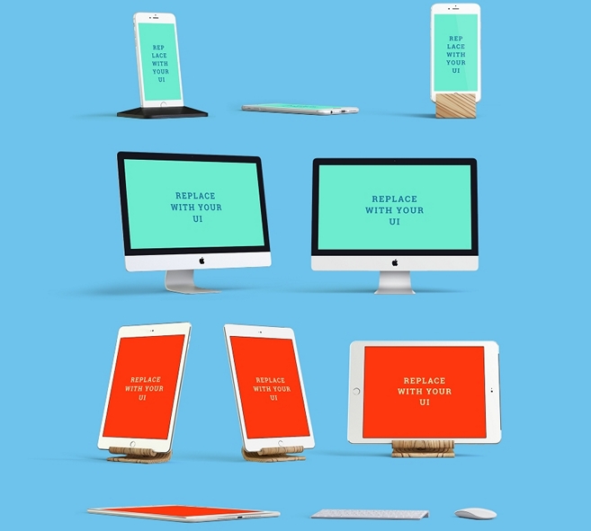 电子设备样机手机电脑桌面平板电脑