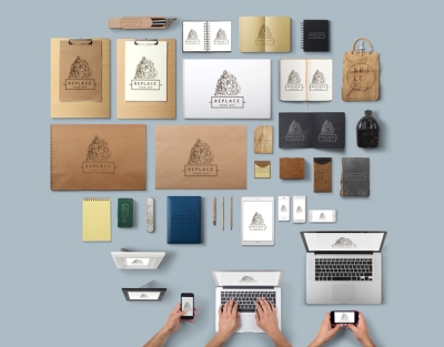 记事本笔记本电脑办公场景