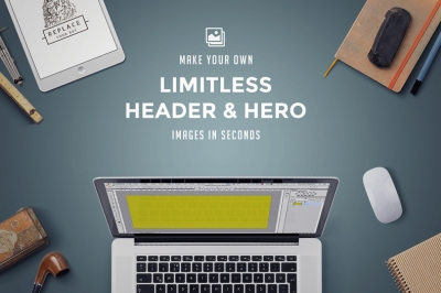 办公场景配图电脑烟斗书本记事本