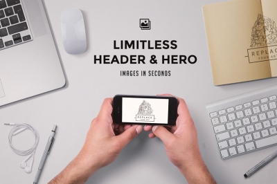 时尚配图logo样机手部动作手持手机