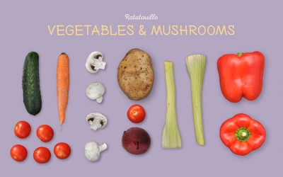 果蔬辣椒土豆西红柿黄瓜胡萝卜素材