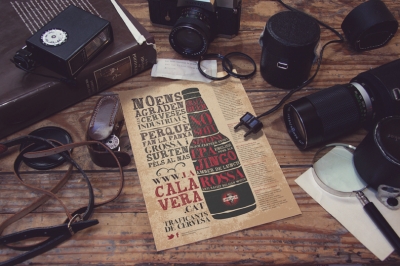 复古相机复古场景记事本样机logo样机