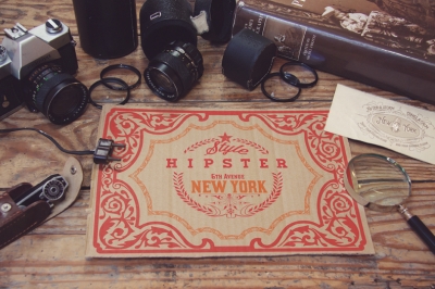 复古相机复古场景记事本样机logo样机