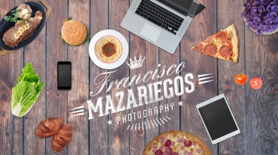 食材配图包菜披萨意面汉堡包牛排笔记本平板电脑元素木纹西红柿