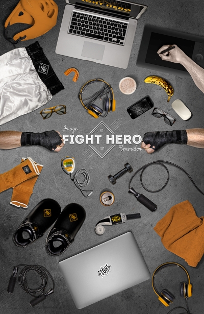 运动元素拳击元素健身元素跳绳拳套香蕉运动裤拳击裤耳机免抠素材