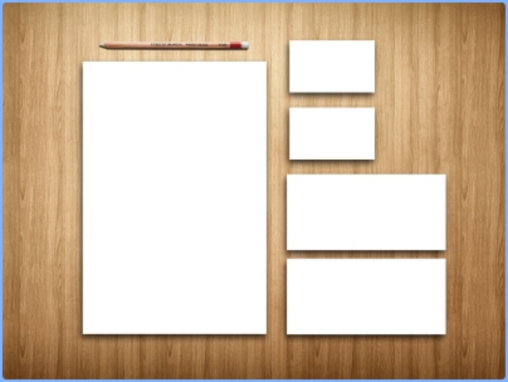 办公用品样机VI样机纸张名片空白样机空白vi样机