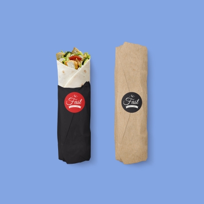 肉卷包装快餐包装样机