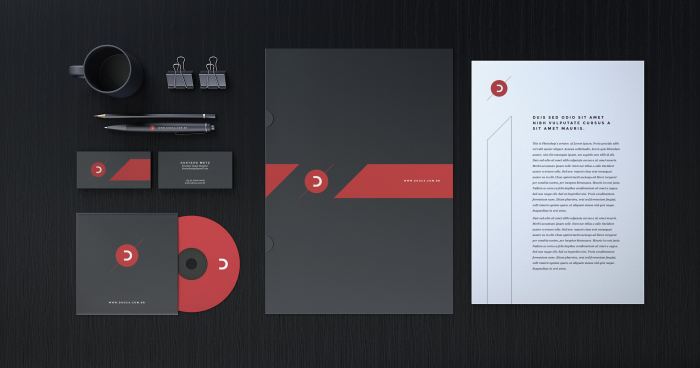 整套9个品牌样机VI样机logo样机咖啡杯光盘信纸名片圆珠笔平板电脑