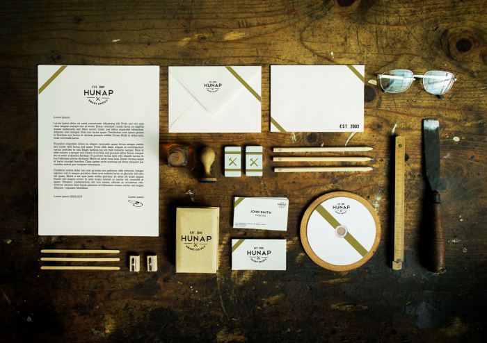 整套14个logo展示样机vi样机