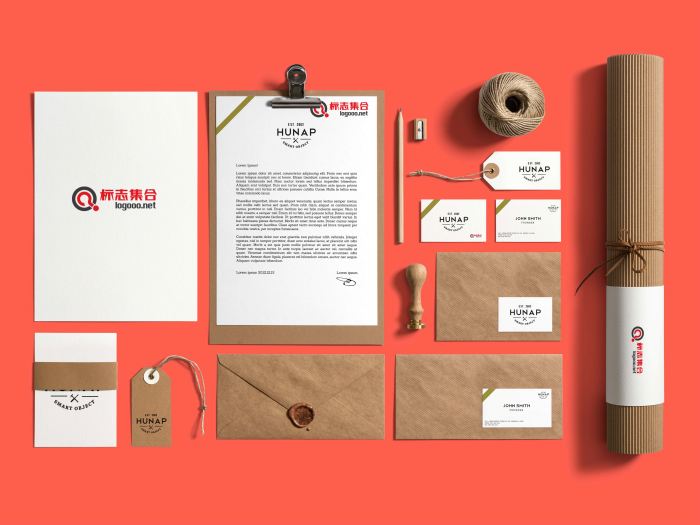 整套10个VI样机logo展示样机品牌样机