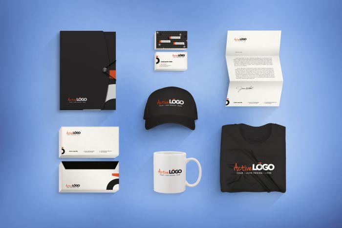 名片样机帽子折页T恤文件夹档案盒毕设毕业设计作品logo展示